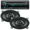 Kenwood KDC-154UM CD Receiver USB AUX + 2x K-46.3S 4" x 6" 180W 3-Way Speakers - Sellabi