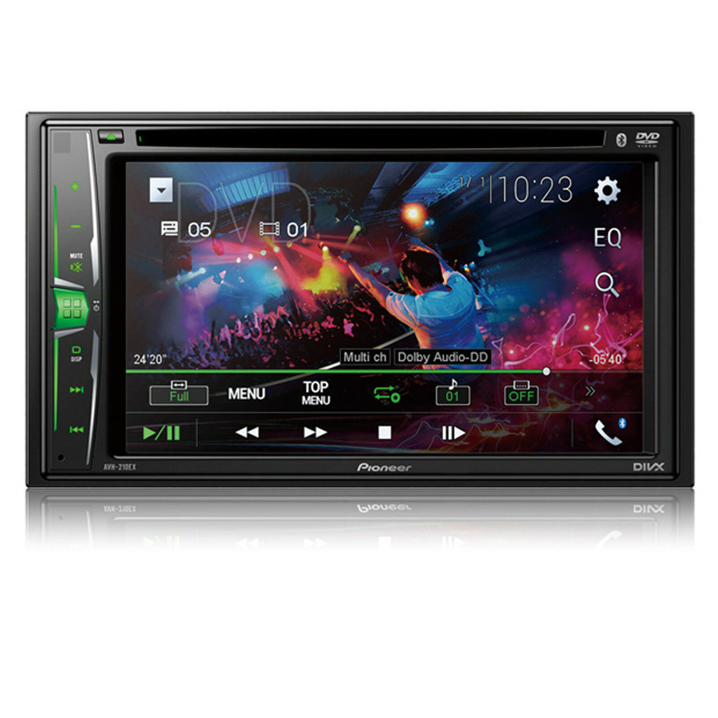 New Pioneer AVH-210EX 6.2" 2-Din Bluetooth Receiver w/ License Plate Backup Cam - Sellabi