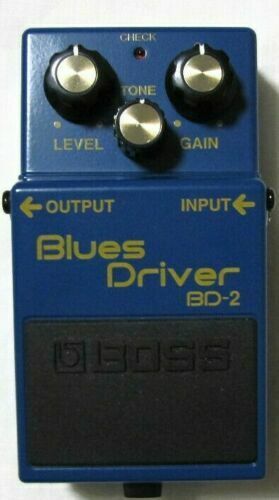 Boss BD-2 Blues Driver Distortion & Overdrive Effects Pedal Stompbox - UC - Sellabi