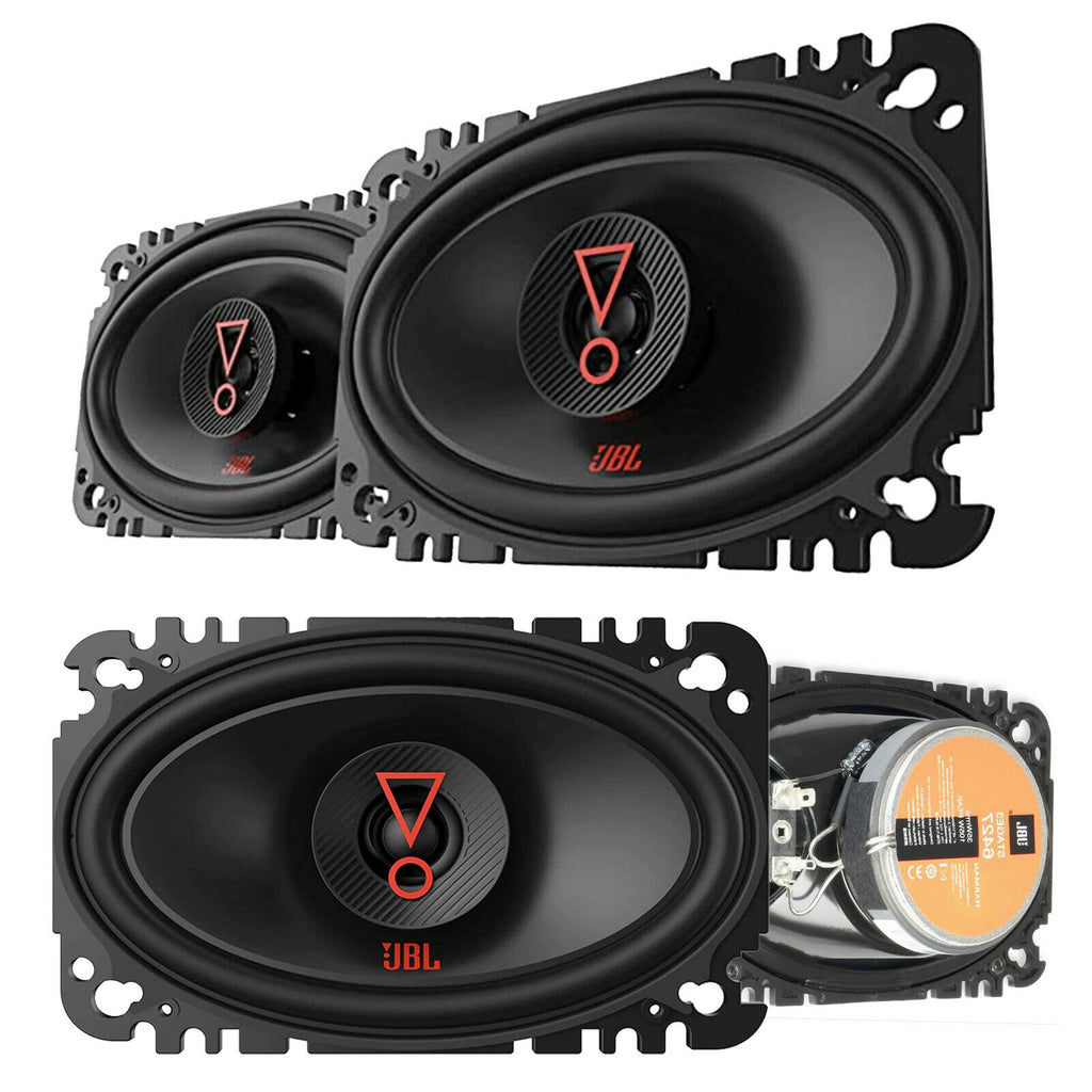 4x JBL Stage3 6427 4" x 6" 350W Car Audio Dome Tweeter Coaxial Speakers  2 Pairs - Sellabi