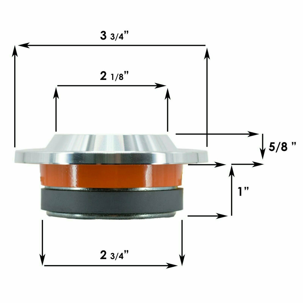 4) Audiobank TW220 3.75" 600W Car Audio Heavy Compression Super Horn Tweeters - Sellabi