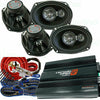 Autotek MM1620.4 1600W Amp +4x Cerwin Vega XED693  6x9" Speakers+ 4 Ch Amp Kit - Sellabi