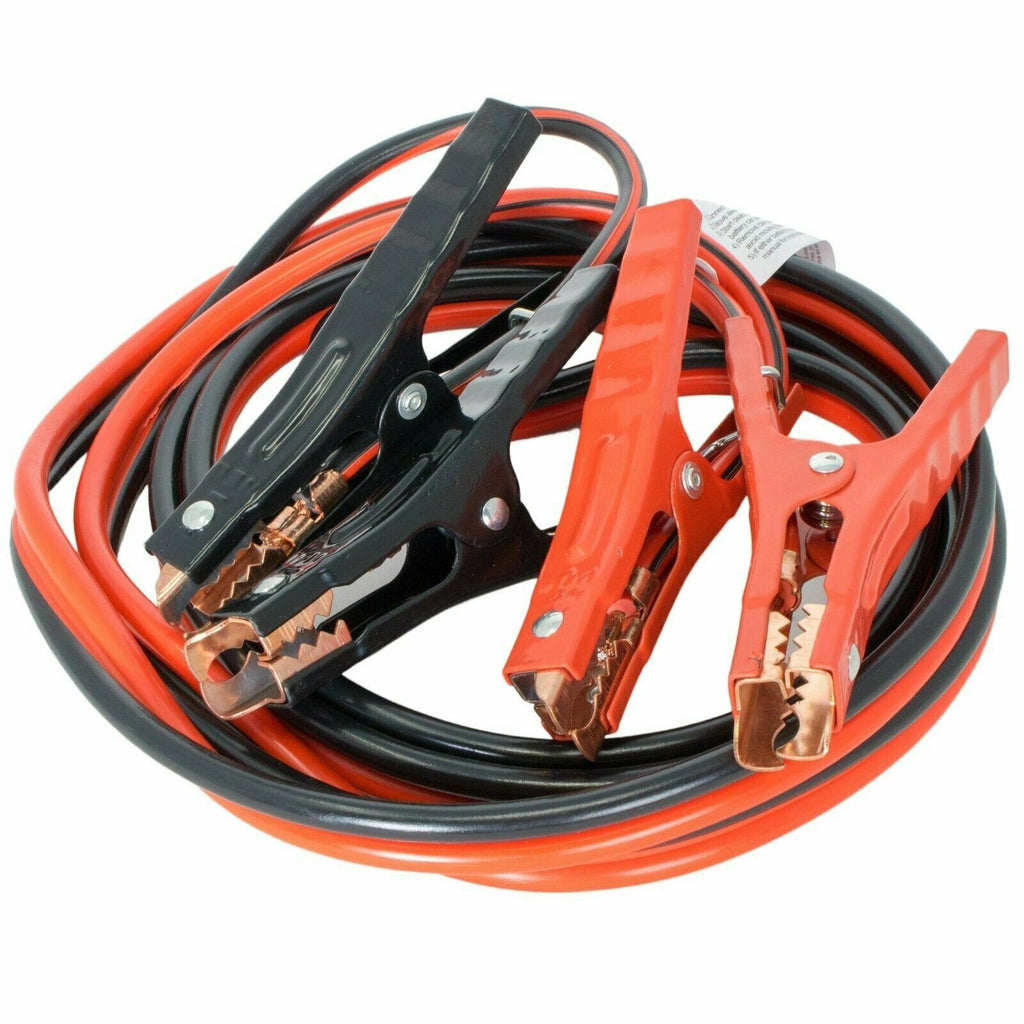 EMB 12 Ft 6 Gauge Heavy Duty Power Booster Cable Emergency Car Battery Jumper - Sellabi