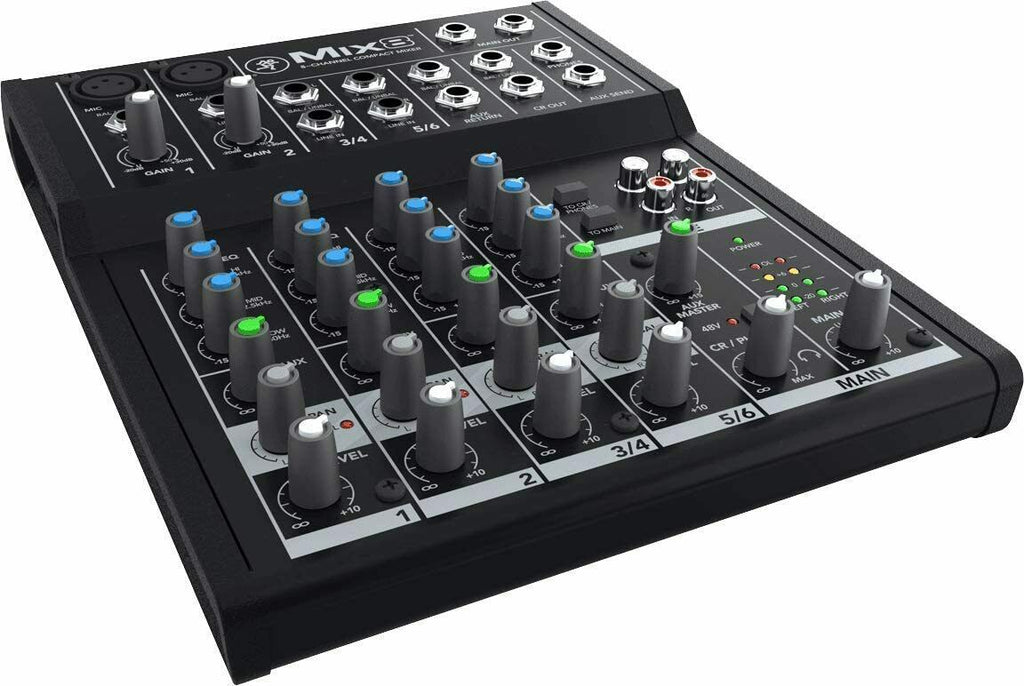 Mackie MIX8 Mix Series 8-Channel Compact Mixer with Studio-Level Audio Quality - Sellabi