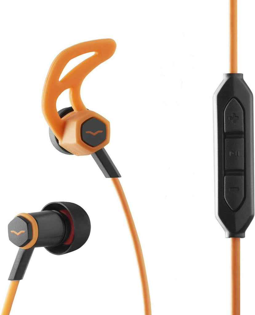 V-MODA Forza FRZ-I-Orange In-Ear Hybrid Sport Headphones w/Built-In Microphone - Sellabi