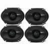 Pioneer 2 PAIRS x TS-G6820S 6" x 8" 500W Max /80W RMS 2-Way Coaxial Car Speakers - Sellabi