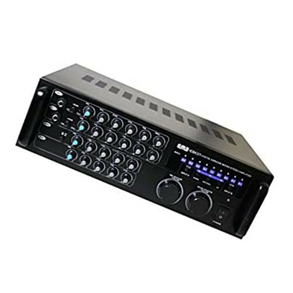 EMB EBK37-2ND Digital Karaoke 700W Amplifier Key Control 2 MICs ECHO Excite - Sellabi