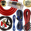 Complete 4000W 0 Gauge Car Amplifier Installation Wiring Kit Amp PK3 0 Ga Red - Sellabi