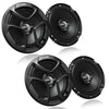 (4) JVC CS-J620 6.5? 300W 2-Way Coaxial Speaker + Pioneer DEH-S1000UB Single-Din - Sellabi