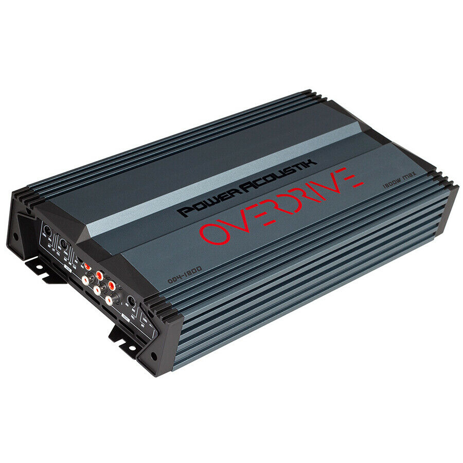 Power Acoustik OD4-1800 Class A/B 1800W Max Power 4 Channel Full Range Amplifier - Sellabi