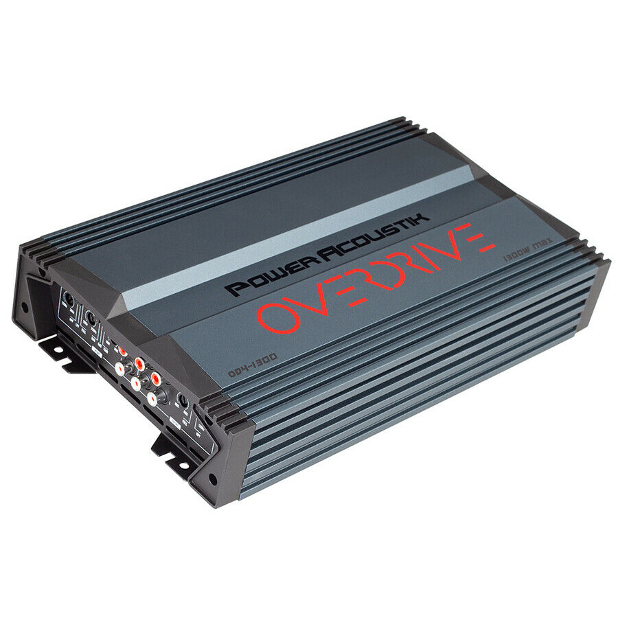 Power Acoustik OD4-1300 Class A/B 4 Channel 1300W MAX Power Full Range Amplifier - Sellabi