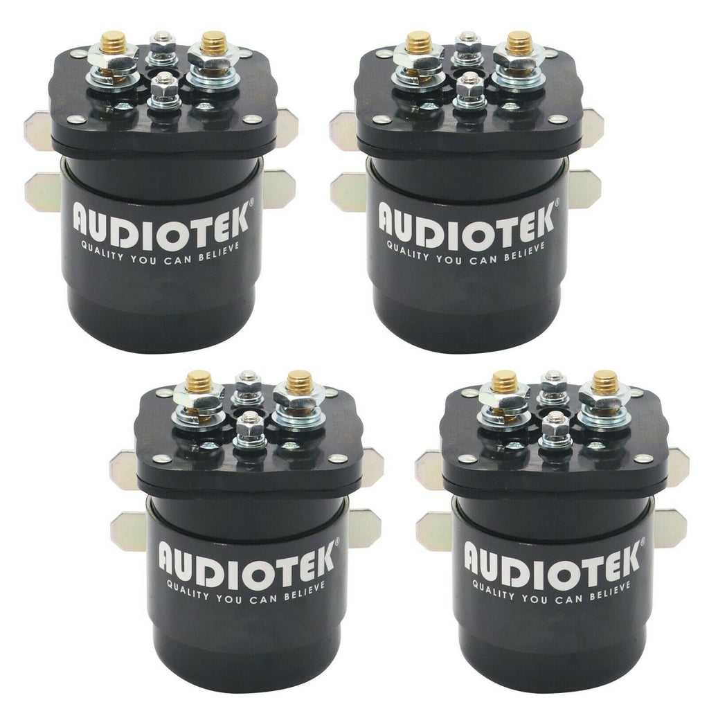 4x Audiotek 500A Continuous Duty Solenoid Battery Isolator/Relay White Rodgers - Sellabi