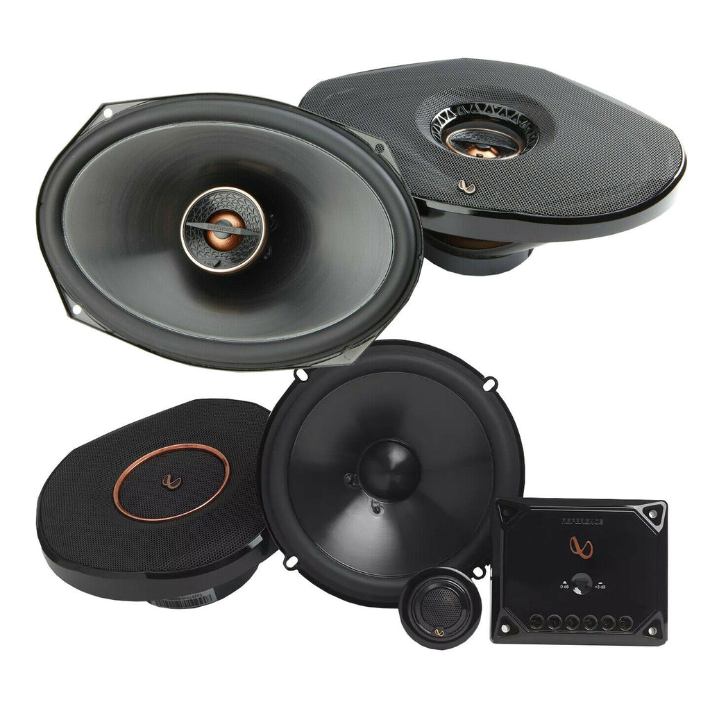 Infinity REF-6530CX 6.5" 270W Component + REF-9632IX 300W 6x9" Car Audio Speaker - Sellabi
