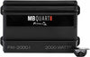 MB Quart FA1-2000.1 Formula 2000 Watt 1 Ohm Stable Mono Car Amplifier + Amp Kit - Sellabi