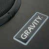 Gravity 450 Watt Car Audio Compact Under Seat Slim Powered Subwoofer Enclosure - Sellabi