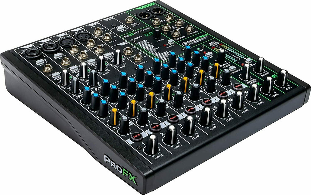 Mackie PROFX10v3 10 Channels Professional Effect Mixer w/USB GigFX Effects -UC - Sellabi