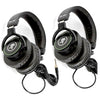 2 - Mackie MC-100 Pro Closed-Back Padded Headband 1/4" Adapter Headphones - Sellabi