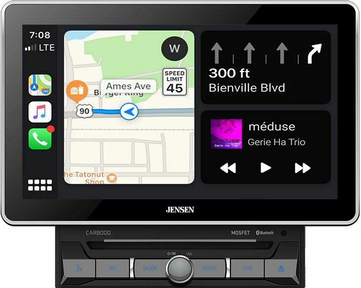 10.1" Touchscreen Jensen CAR8000 Car Multimedia Receiver Bluetooth + 95BK Camera - Sellabi