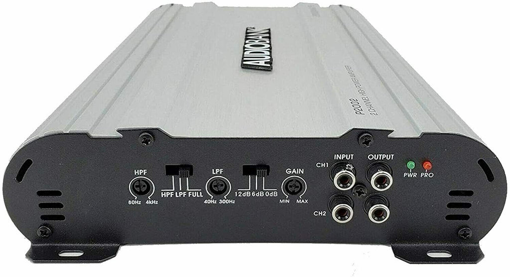 Audiobank 2 Channels 2000 WATTS Bridgedable Car Audio Stereo Amplifier P2002 - Sellabi