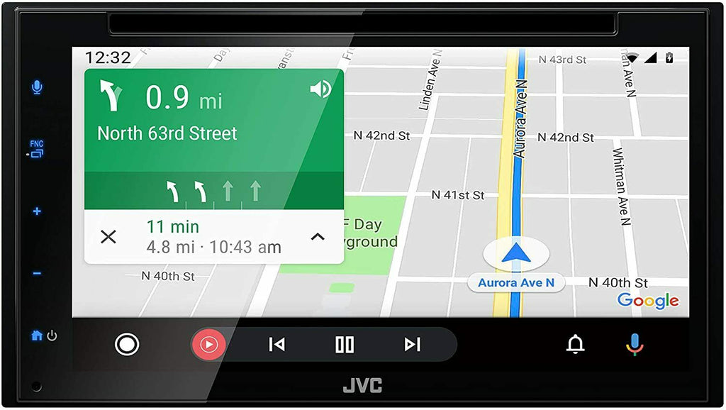 JVC KW-V66BT MP3 CD DVD Receiver 6.8" Touchscreen Apple CarPlay Android Auto NEW - Sellabi