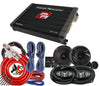 4x Power Acoustik EF-60C & EF-694 Speakers + CB4-1200 Amplifier + 4CH Amp Kit - Sellabi