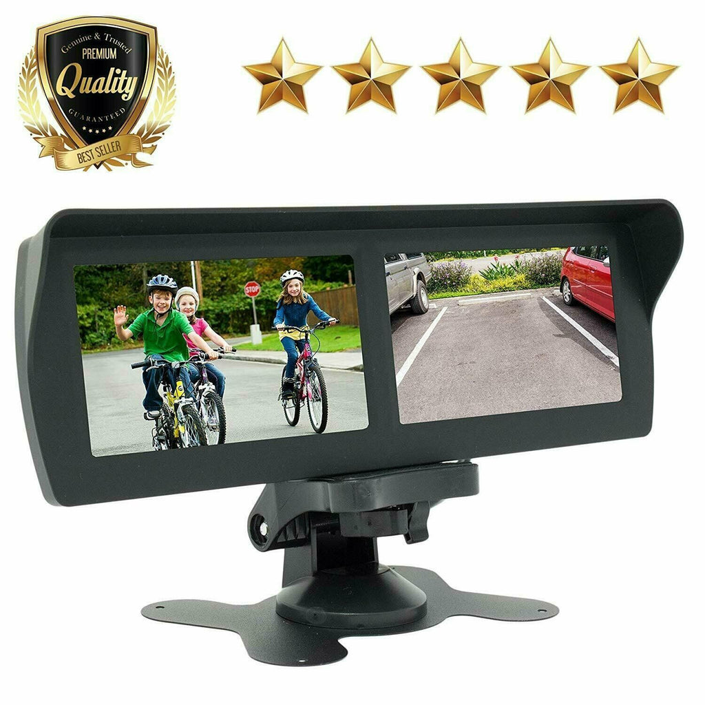 Vehicle Security System 4.3" 2 Screens + 2x 95C-20C Waterproof Night Vision Cam - Sellabi