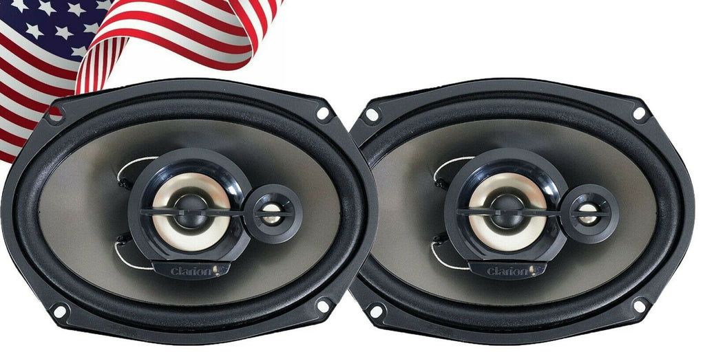 Clarion SE6935R 400W MAX Power 60W RMS 6×9" Multiaxial 3-Way Speaker -Pair - Sellabi