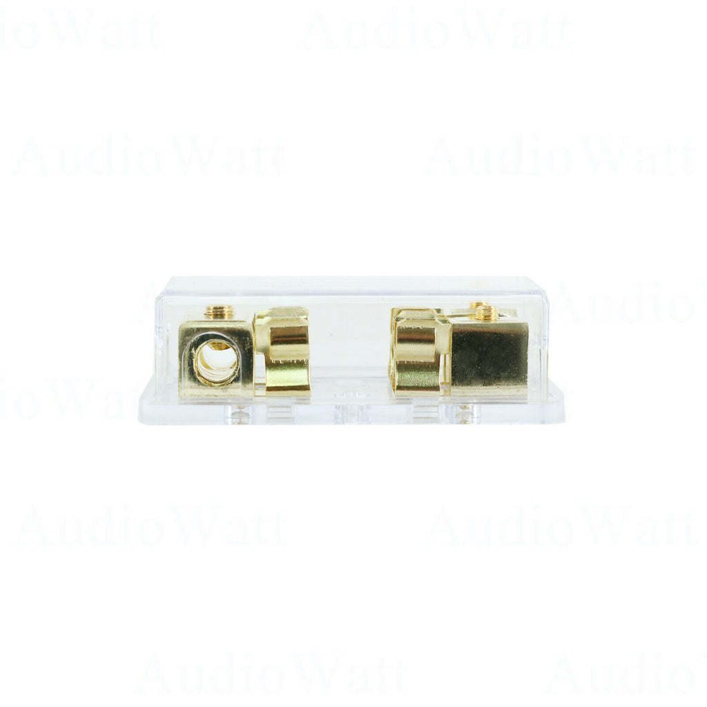 Audiotek 0/2/4 Gauge 3 Way 4/8 Gauge AGU Fuse Block AWG Marine Grade 12V OUTPUT - Sellabi