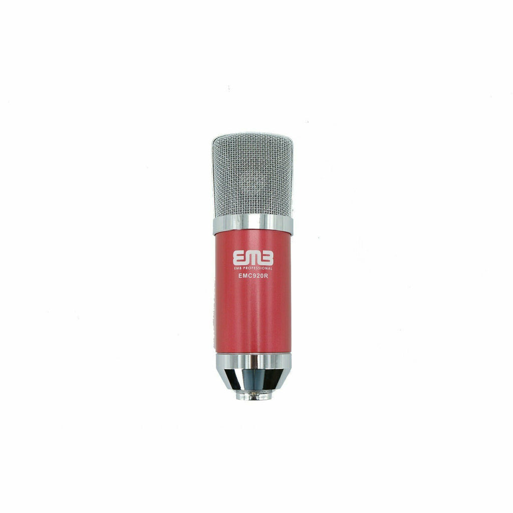 EMC920 Multi Pattern Recording Large Diaphragm Condenser Studio Microphone Red - Sellabi