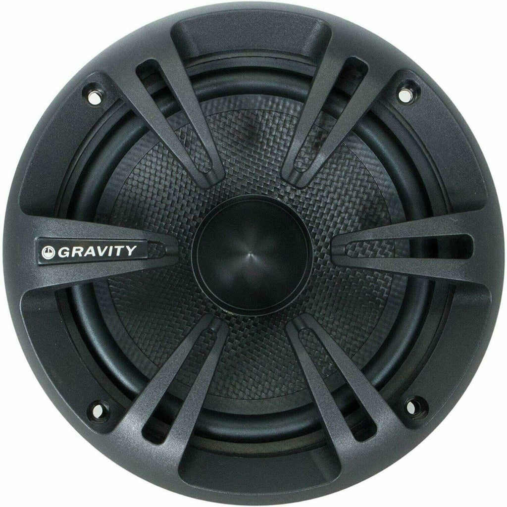 (2) Pairs Gravity 600C 6.5-Inch 2-Way Car Audio Component Speaker System 6-1/2in - Sellabi