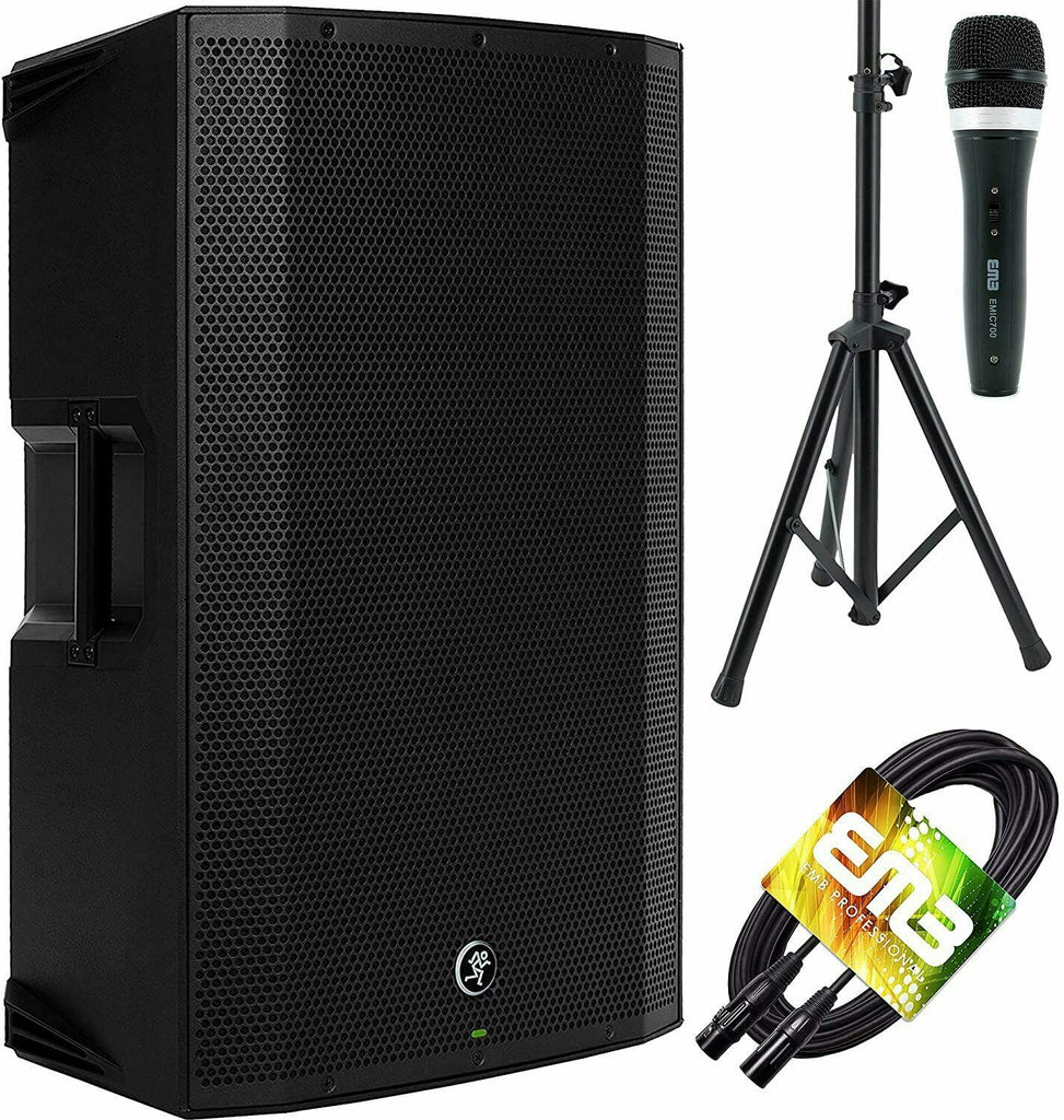 Mackie Thump12BST  1300W 12" Powered Loudspeaker + Microphone, Stand, XLR Cable - Sellabi