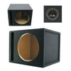 1x  AUDIOTEKAUDIOTEK SINGLE 12" PORTED SUBWOOFER ENCLOSURE CAR AUDIO BOX MDF - Sellabi