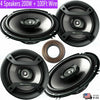 4x Pioneer TS-F1634R 6.5" 200 Watts 2-Way Speakers + 18 Gauge 100Ft Speaker Wire - Sellabi