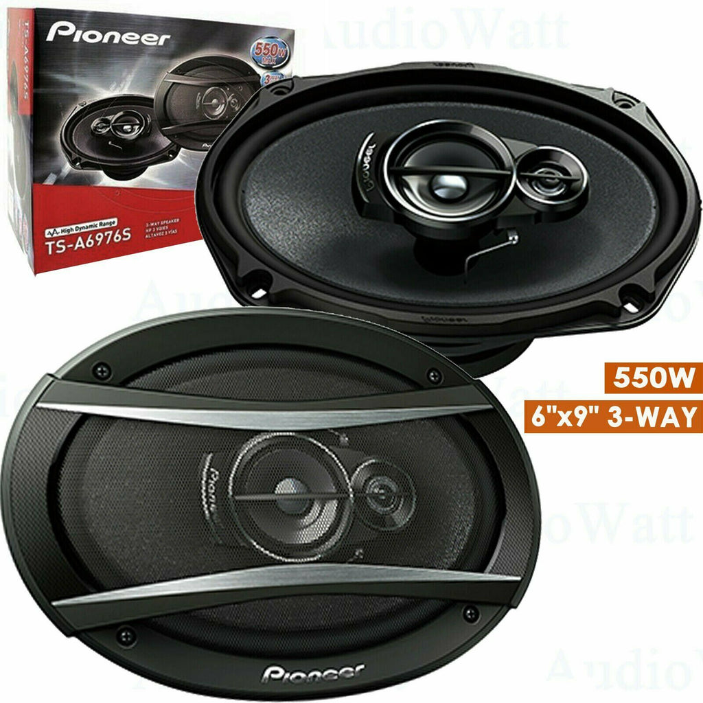 2x PIONEER TS-A6976S 6" x 9" 3-WAY POWER 550 WATTS CAR AUDIO COAXIAL SPEAKERS - Sellabi