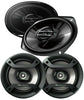 2x Pioneer TS-G6930F 6x9" 3-Way 400W + 2x TS-F1634R 6.5" 200W 2-Way Car Speakers - Sellabi