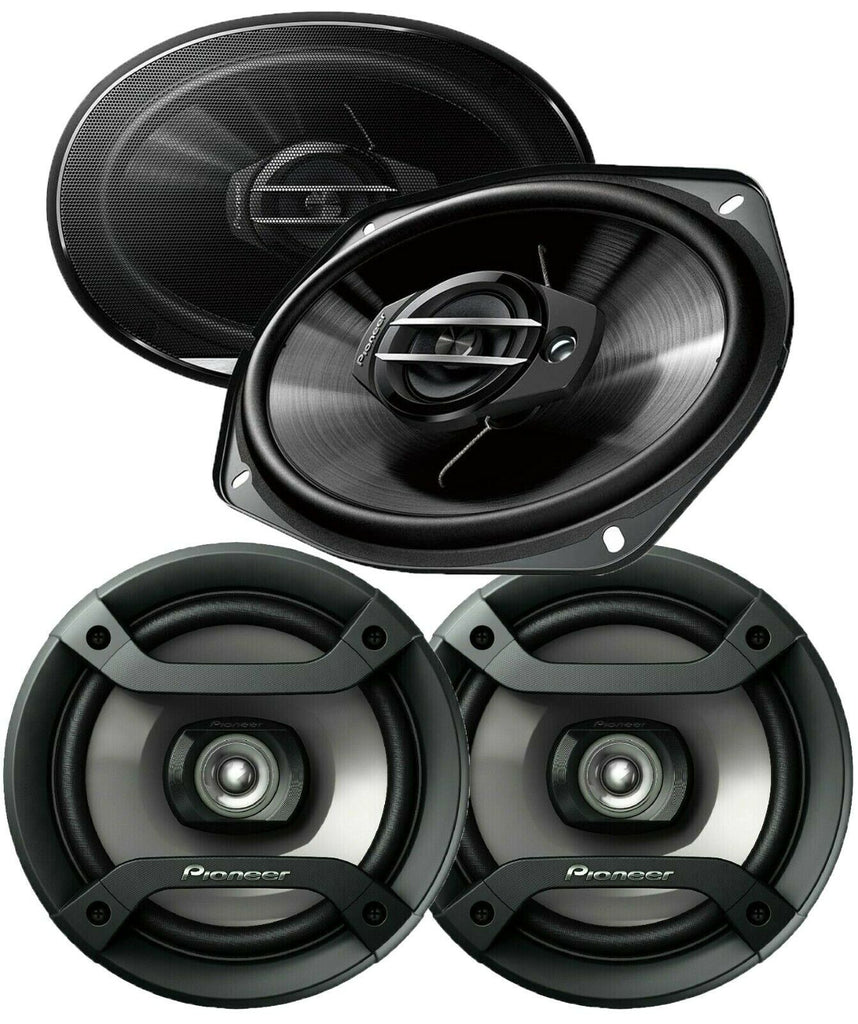 2x Pioneer TS-G6930F 6x9" 3-Way 400W + 2x TS-F1634R 6.5" 200W 2-Way Car Speakers - Sellabi