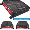 Pioneer GM-A4704 520 Watt 4-Ch Car Audio Full Range Amplifier + 4-Ch Amp Kit - Sellabi