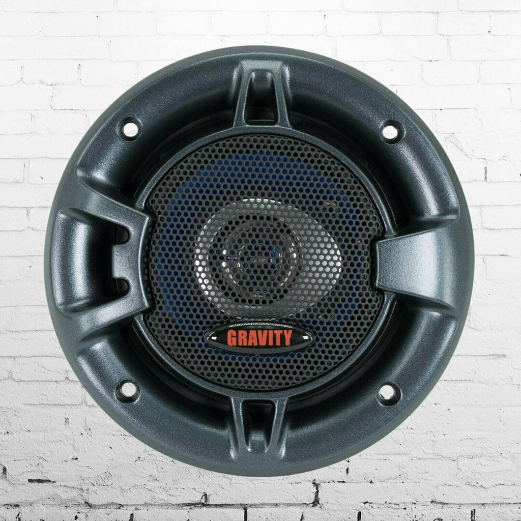 (Pair) Gravity 4.0" inch 2-Way 160 Watts Coaxial Car Speakers CEA Rated - 1086H - Sellabi