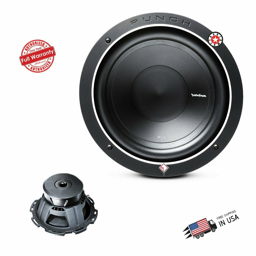 Rockford Fosgate P1S2-10 500W 10" 2-Ohm Single Voice Coil Subwoofers Power Bass - Sellabi