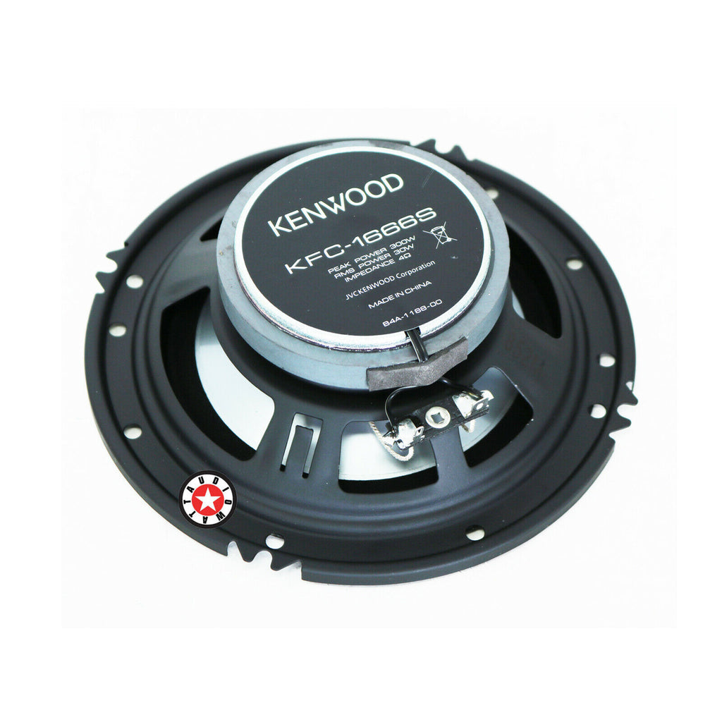 Kenwood KDC-BT34 1-Din CD Receiver Bluetooth + 4x Kenwood Coaxial Power Speakers - Sellabi