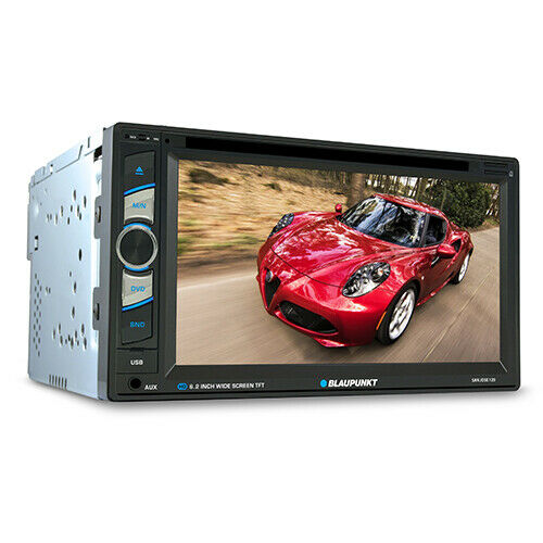 BLAUPUNKT CAR 6.2" 2 DIN TOUCHSCREEN DVD BLUETOOTH - SANJOSE120 W/ REAR CAM 95BK - Sellabi