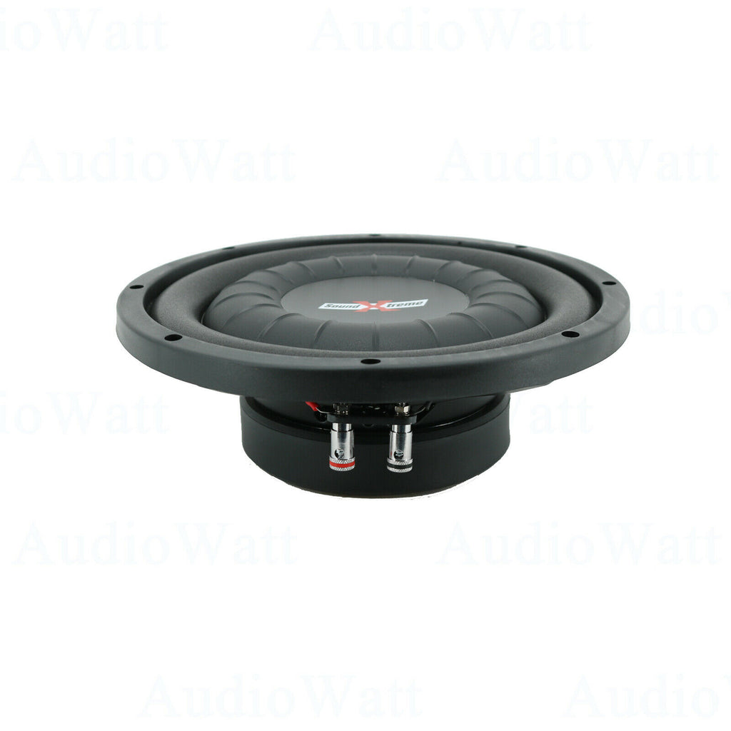 4x SoundXtreme 12" 4000W Car Audio Shallow/Slim Subwoofer Power Sub Woofer Audio - Sellabi