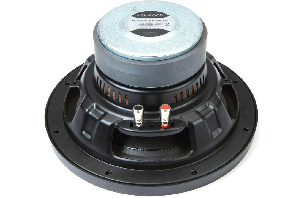 2x Kenwood KFC-W2541 10" 2600 Watts Max Power 4ohm Component Car Audio Subwoofer - Sellabi