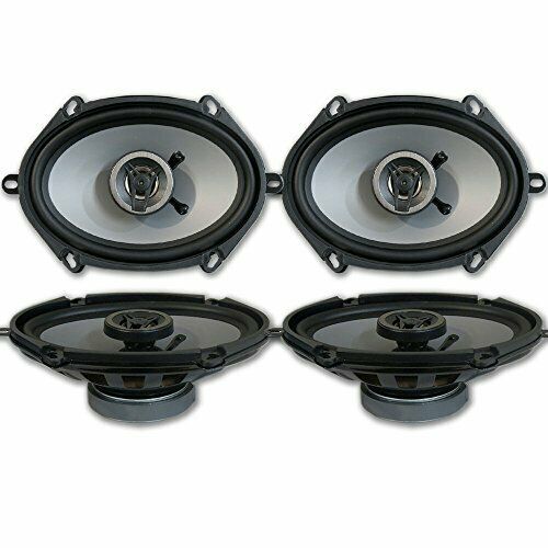 Crunch CS5768CX 250W  2-Way Full Range Coaxial Car Audio 5x7" 6x8" Speakers Pair - Sellabi