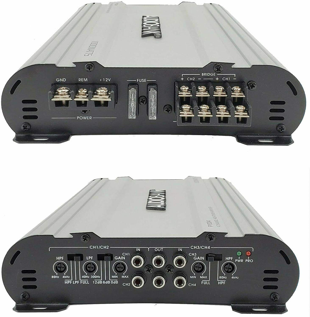 2x Rockford Fosgate R169X3 6X9" + 2x R165X3 6.5" Speakers,  P1004 Amp + 4GA Kit - Sellabi