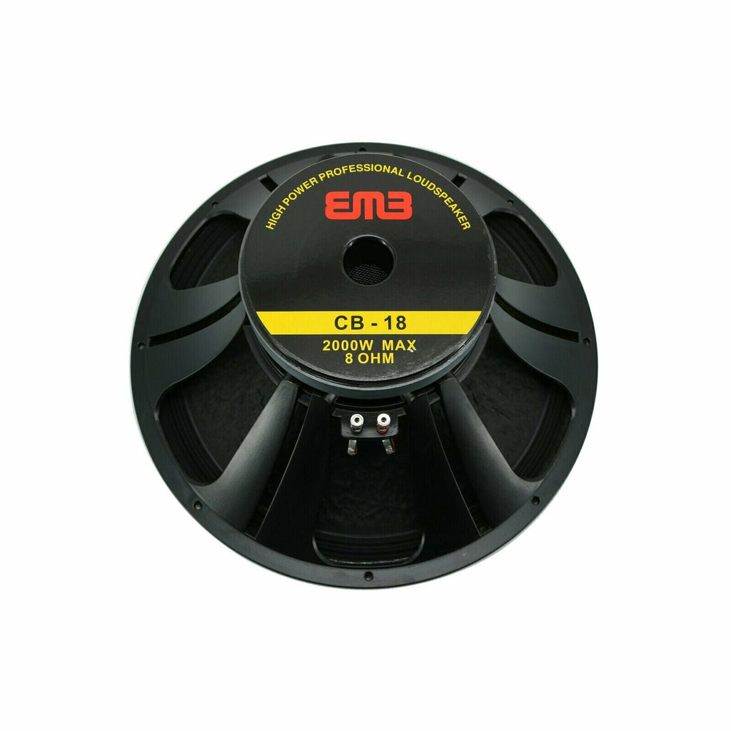 4x EMB CB-18 2000W 18" 8-Ohm Replacement Speaker for JBL,Yamaha,Cerwin,Peavey - Sellabi