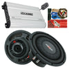 Audiobank P3001 Amp 3000W + 2x SoundXtreme Shallow 10" 1200W Subs + 4 Ga Kit - Sellabi