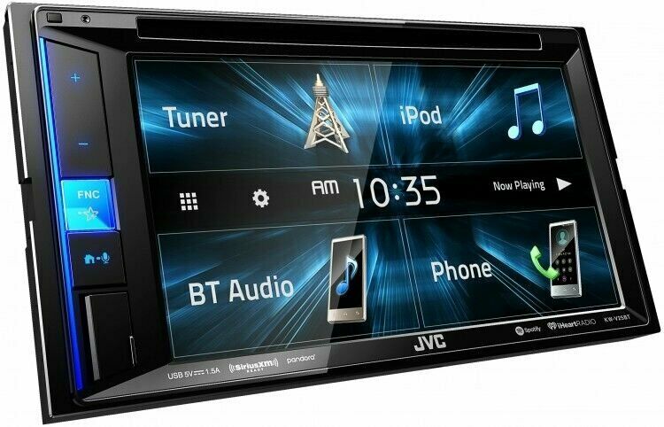 JVC KW-V25BT 6.2" Car DVD/CD  Bluetooth Monitor Sirius XM/iphone/Android +camera - Sellabi