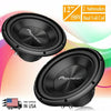 2x Pioneer TS-A300D4 1500 Watts 12" Dual Voil Coil 4-Ohm Car Subwoofer A-Series - Sellabi