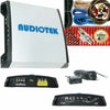 Audiotek AT900S 2 Channels 1200 Watt Bridgeable Car Amplifier + 4 Gauge Amp Kit - Sellabi